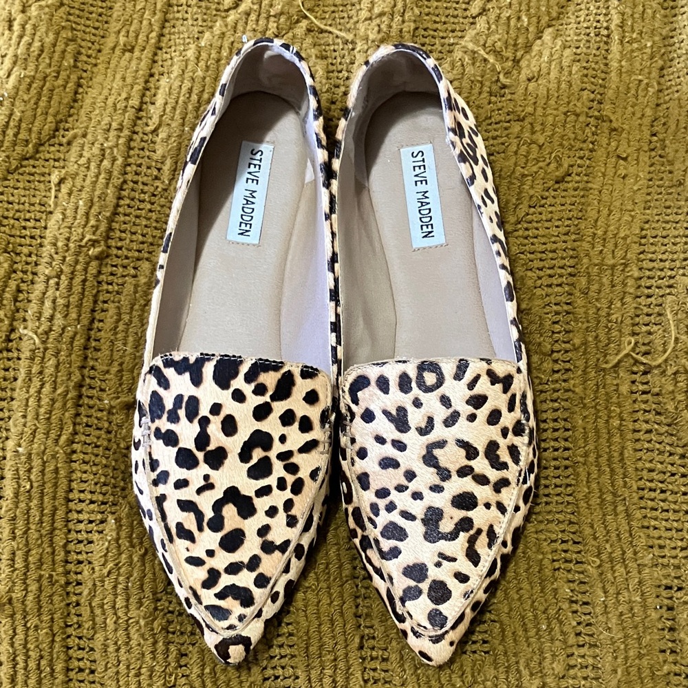 Steve Madden Animal Print Flats